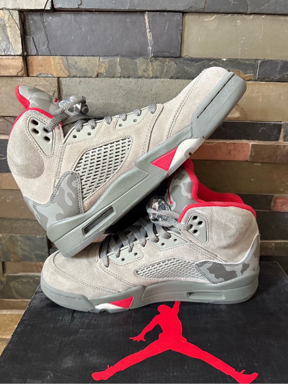 Jordan 5 Retro P51 Camo Men’s Size 9 FAST SHIPPING Original Box Very Clean